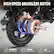 HIGH-SPEED BRUSHLESS MOTOR
20MPH Max Speed
350W Rated Power
15° Max Slope