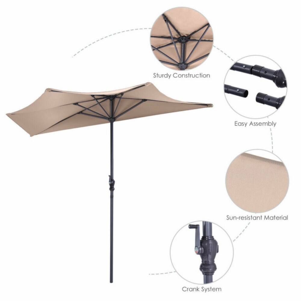 Sturdy Construction  
Easy Assembly  
Sun-resistant Material  
Crank System