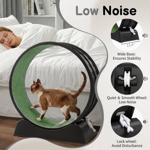Low Noise

13.4" Wide Base: Ensures Stability

Quiet & Smooth Wheel: Low Noise

Lock Wheel: Avoid Disturbance