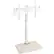 Alt View 5. VEVOR - Rolling TV Stand, Mobile TV Cart for 32-70 Inch Screens, 25° Left-Right Rotation and Height Adjustable TV - White.