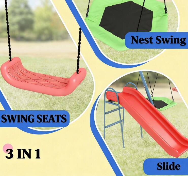 Nest Swing  
SWING SEATS  
3 IN 1  
Slide