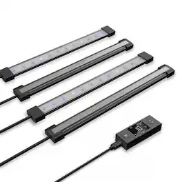 AC Infinity - IONBEAM U4, Supplemental Grow Light Bars 11", Targeted UV Spectrum LED 4-Bar Kit