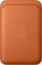 Apple - iPhone FineWoven Wallet with MagSafe - Fox Orange - Front_Zoom