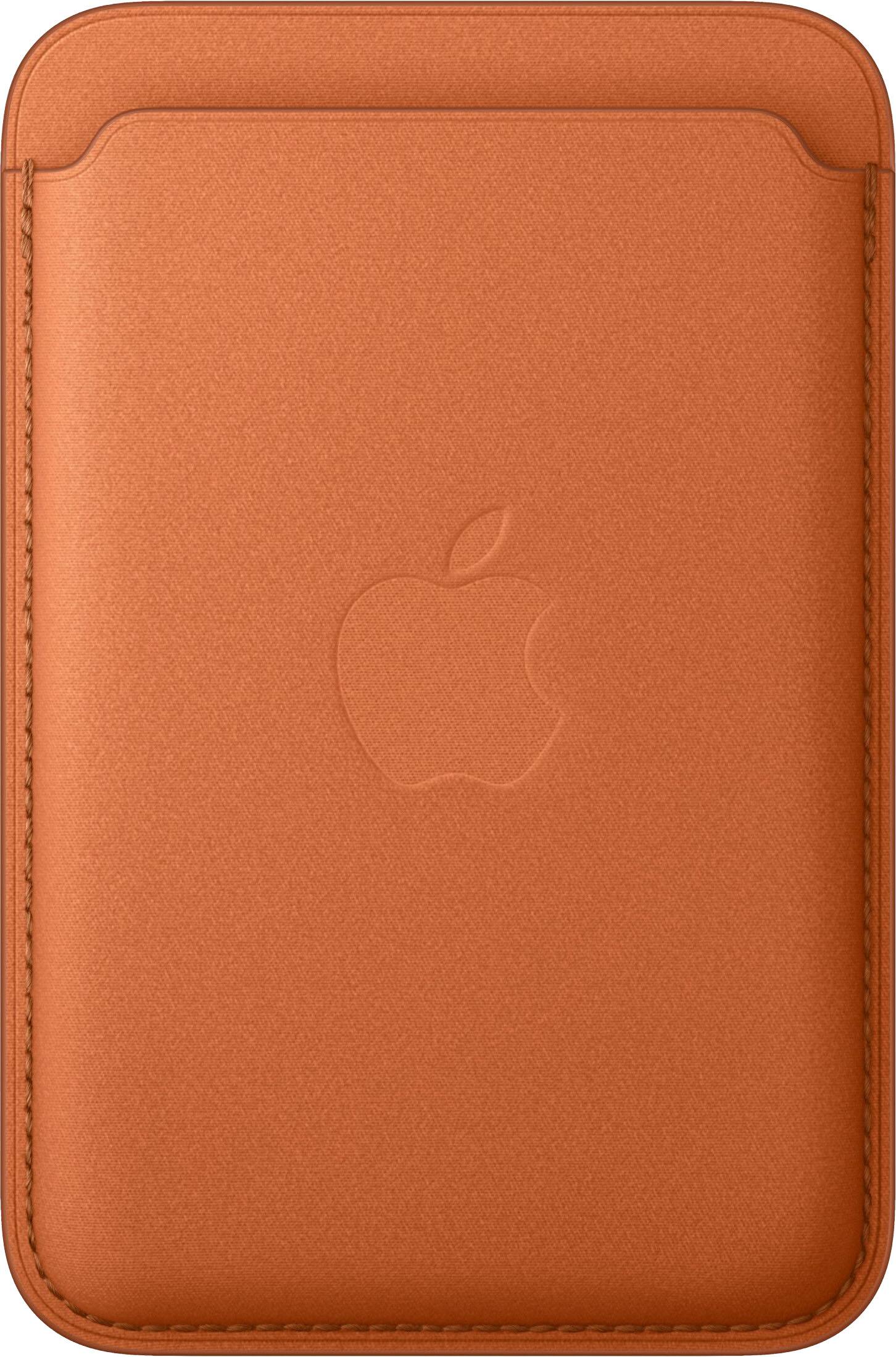 Apple - iPhone FineWoven Wallet with MagSafe - Fox Orange