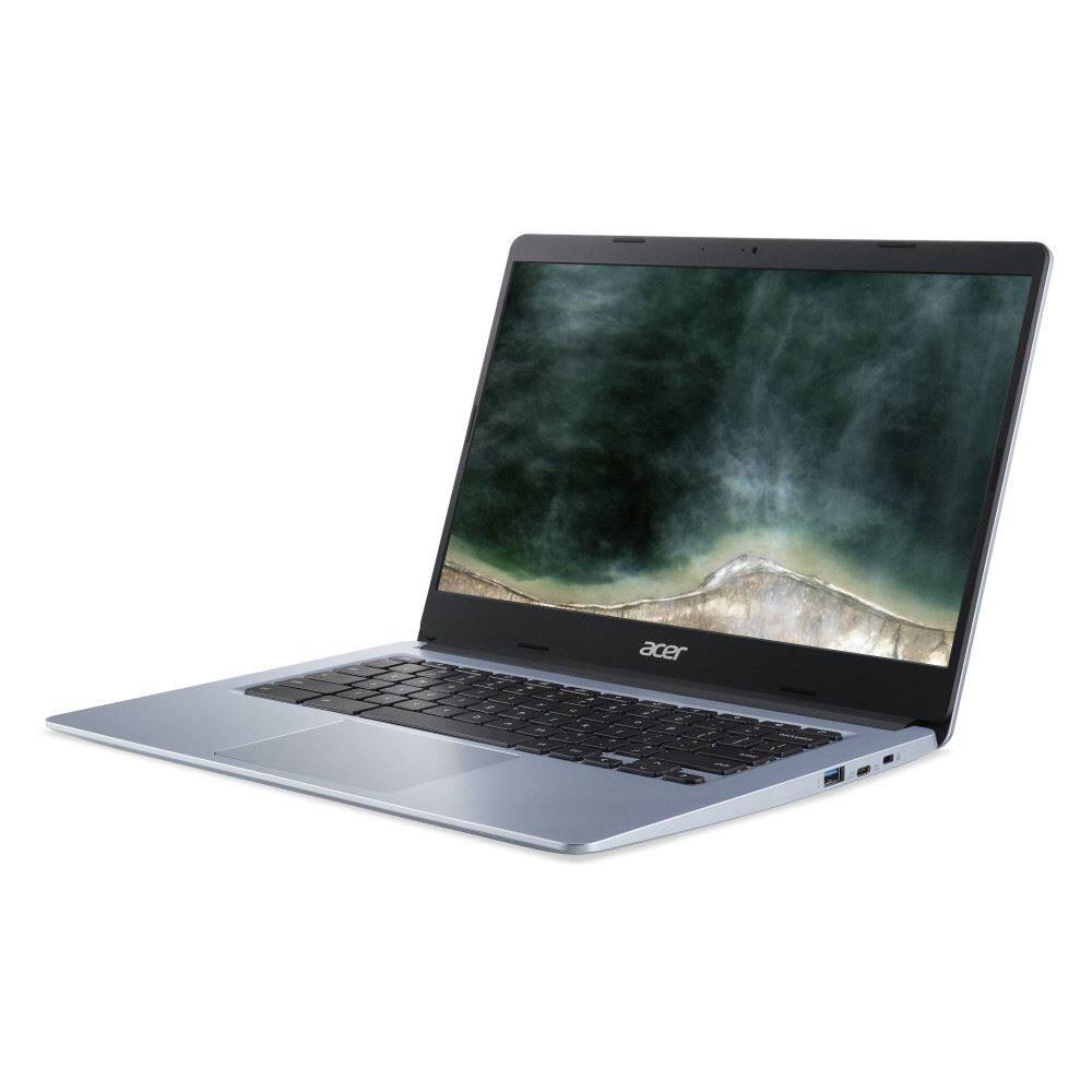 Left. Acer - Chromebook CB314 14" Intel Celeron N4020 1.10GHz 4GB RAM 128GB FLASH Chrome | CB314-1H-C92P | NX.ATFAA.008.