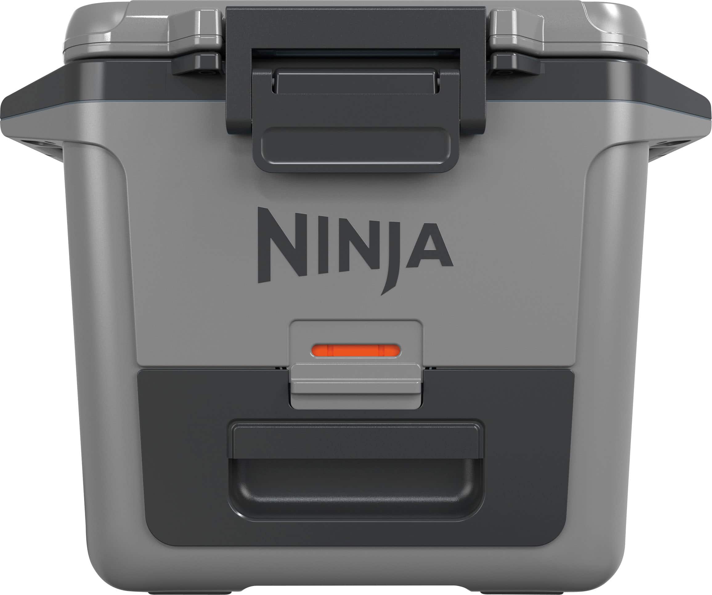 Front. Ninja - FrostVault 30qt Hard Cooler with Dry Zone - Slate Gray.