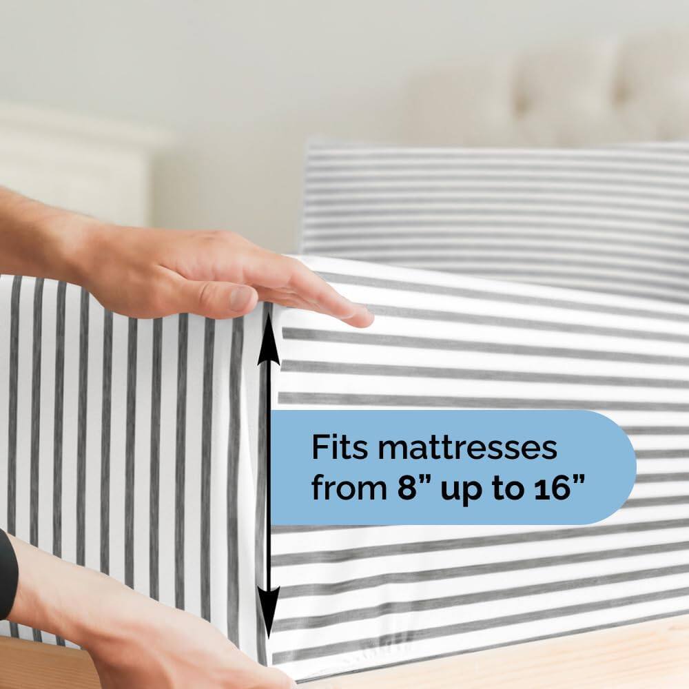 Fits mattresses from 8" up to 16"