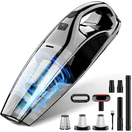 ACJPR - Handheld Cordless Rechargeable Vacuum, 7500Pa Powerful Suction, 670ML Dust Cup, Lightweight Mini Cleaner for Car, Home,