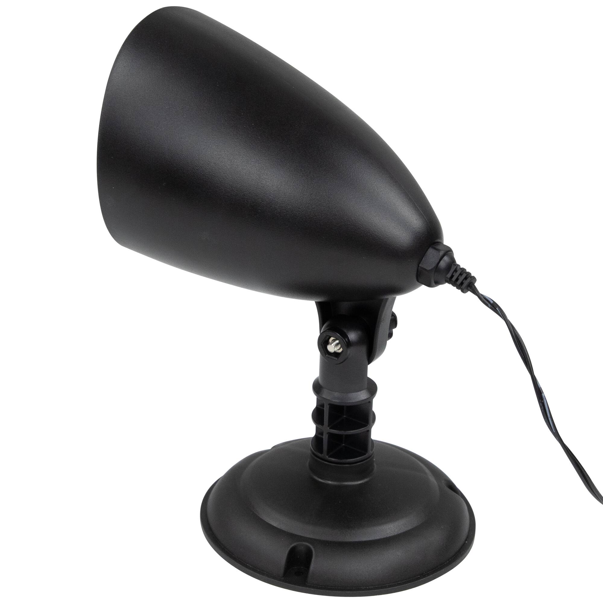 Alt View 4. Northlight - Halloween Skull Outdoor Light Show Projector - 8" - Black.