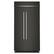 Alt View 6. KitchenAid - 25.5 Cu. Ft. Built-In Side-by-Side Refrigerator with Platinum Interior - Black Ore.