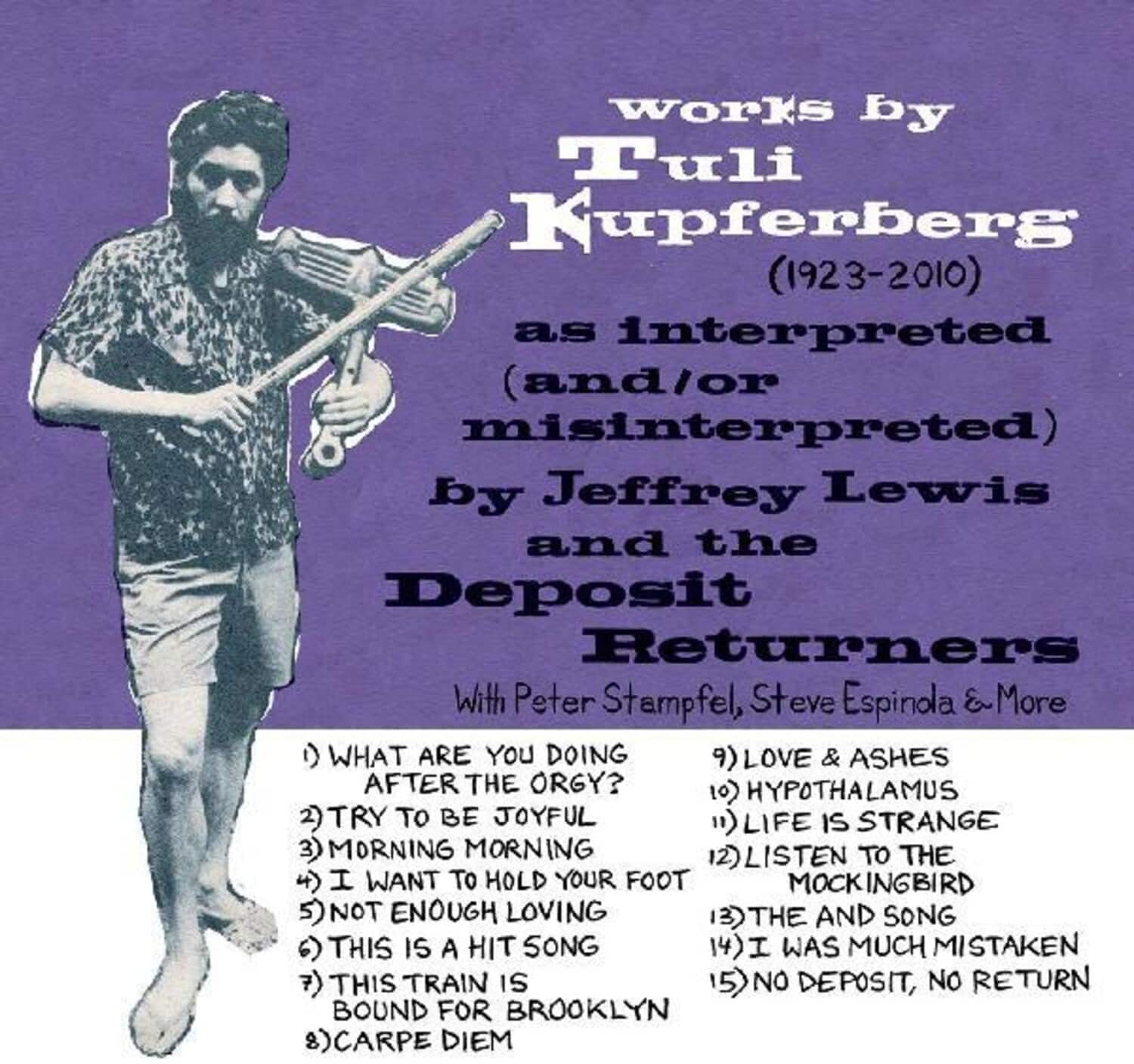 Jeffrey Lewis - Works By Tuli Kupferberg (1923-2010)   - COMPACT DISCS [CD] price history on PriceWatchPro