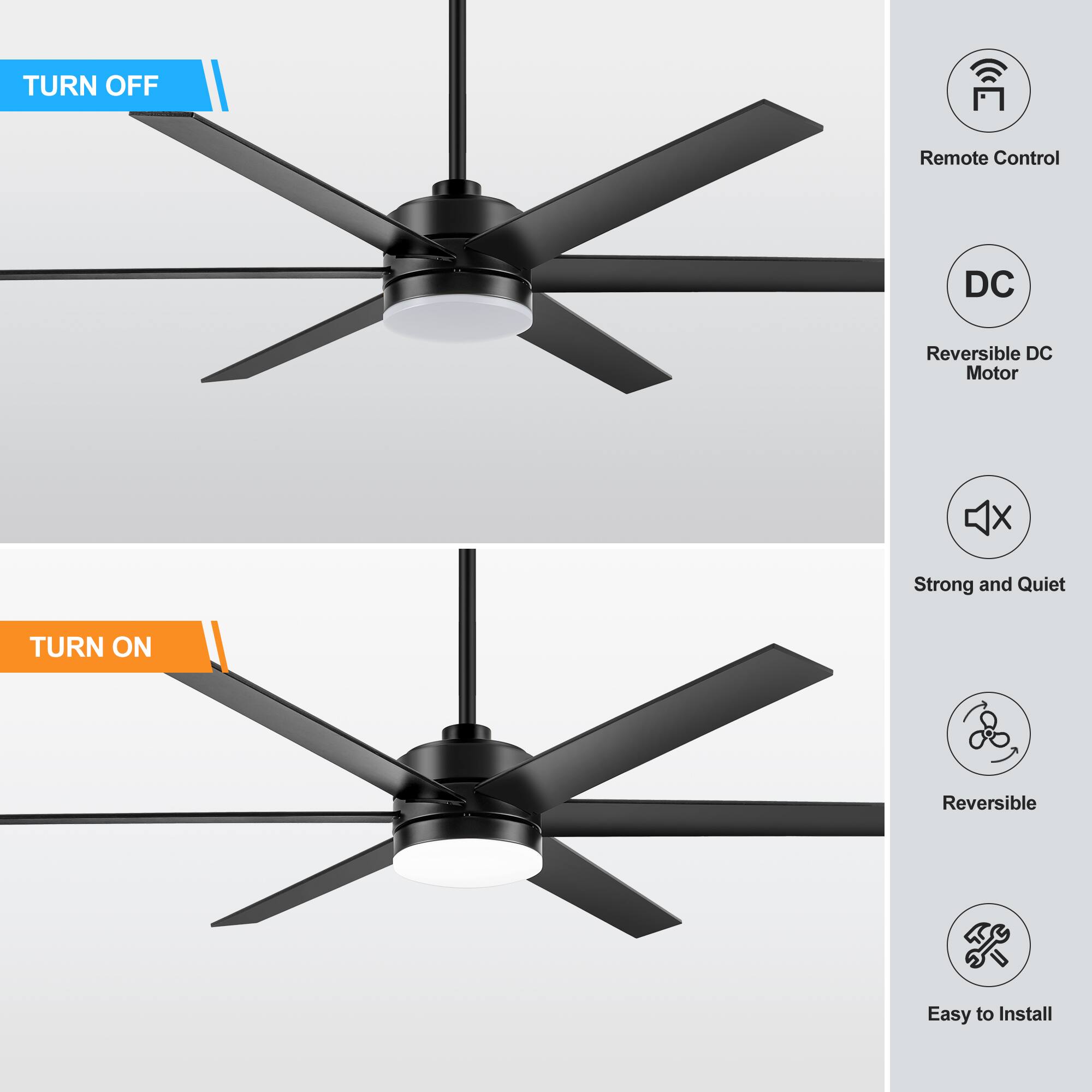 TURN OFF Remote Control DC Reversible DC Motor

TURN ON Strong and Quiet Reversible Easy to Install