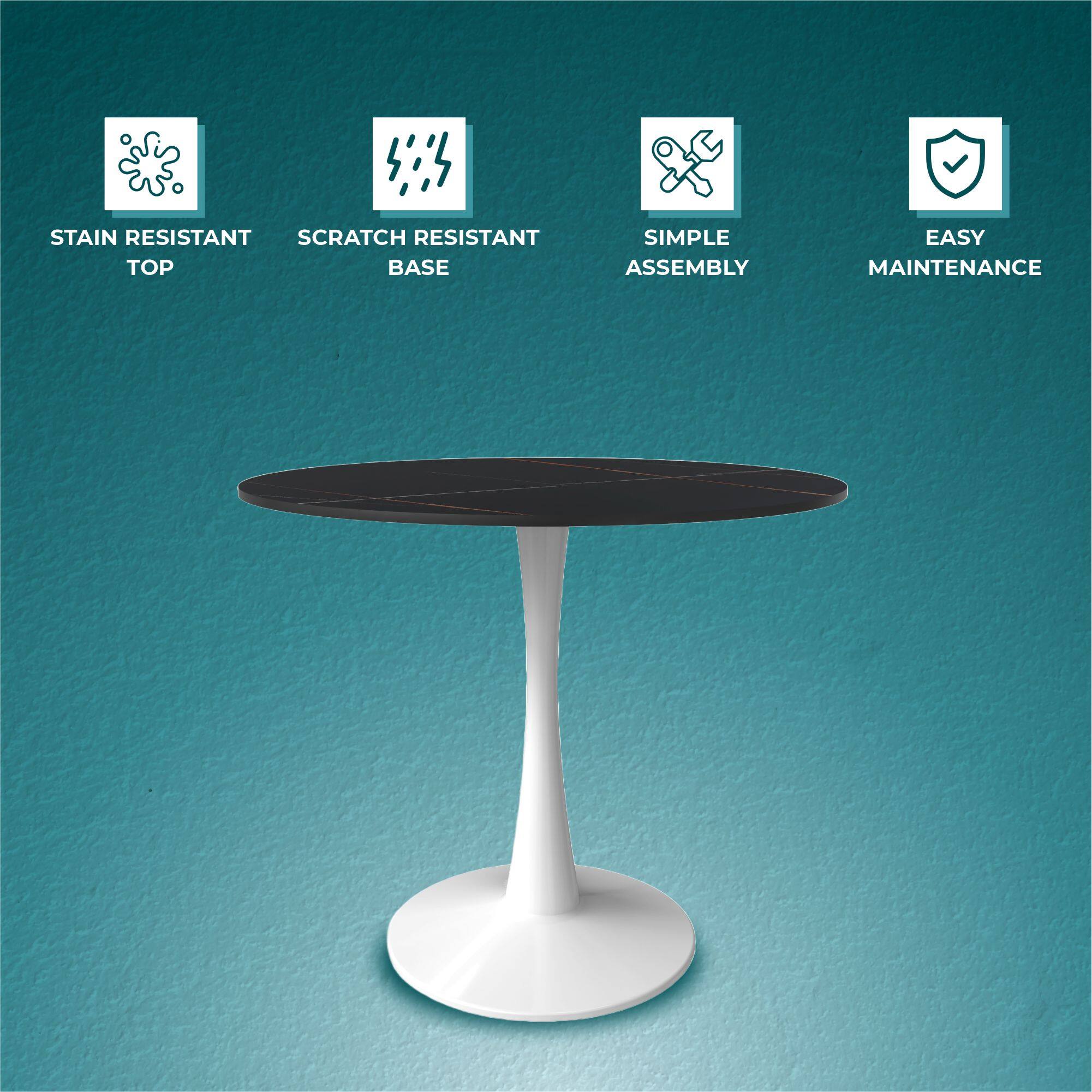 STAIN RESISTANT TOP  
SCRATCH RESISTANT BASE  
SIMPLE ASSEMBLY  
EASY MAINTENANCE