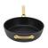Alt View 1. Oster - Oster Abbottsford 4 Quart Nonstick Aluminum Saute Pan with Glass Lid in Black - Black.