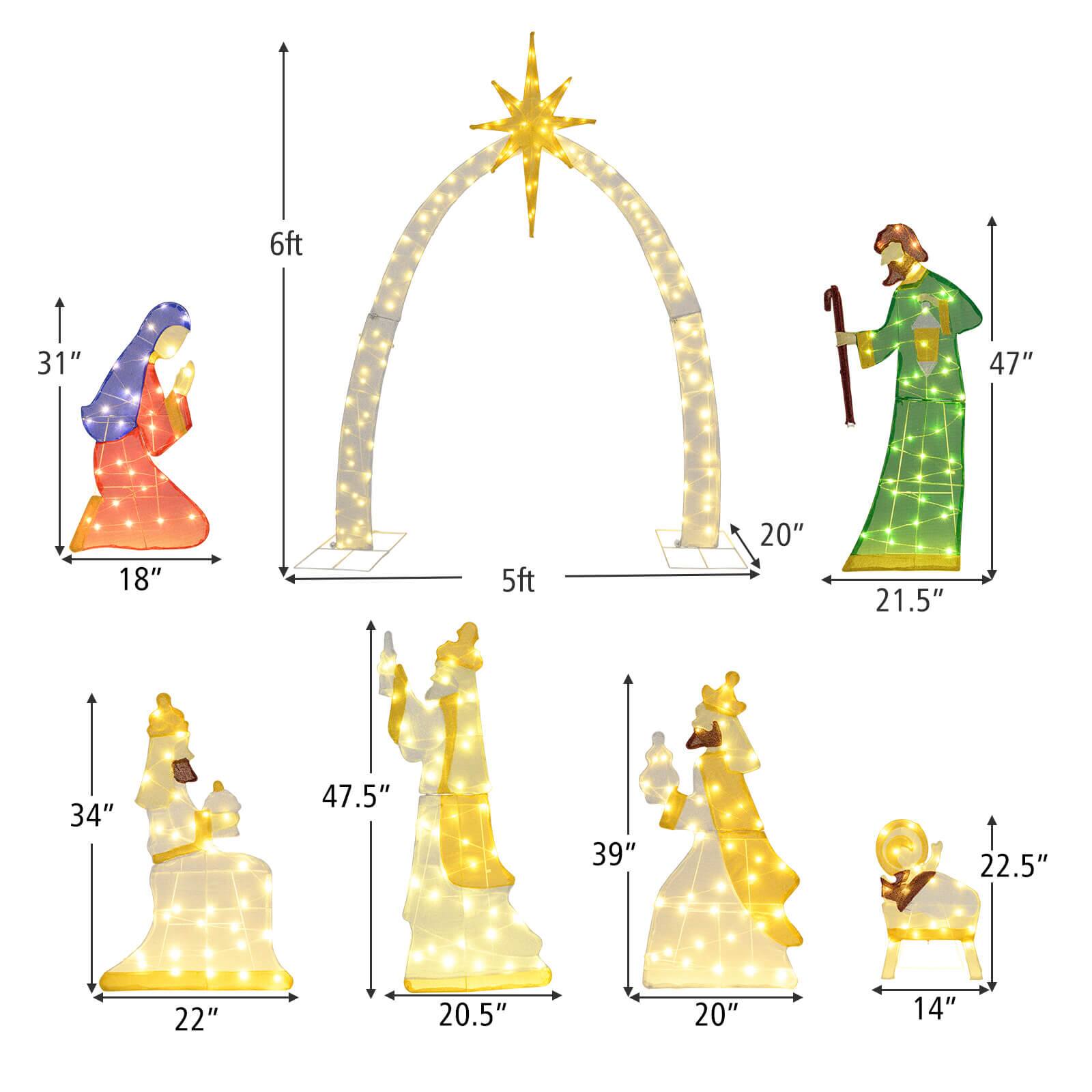 6ft  
31"  
18"  
5ft  
20"  
47"  
21.5"  
34"  
22"  
47.5"  
20.5"  
39"  
20"  
22.5"  
14"