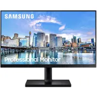 Samsung T45F 24" Borderless IPS Panel Adjustable Professional FHD Monitor (HDMI, USB, DisplayPort) - Black - Front_Zoom