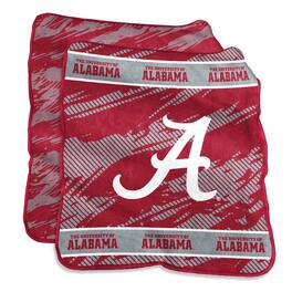 Logo Brands - Alabama Crimson Tide 60" x 70" Super Soft Sherpa Throw - Multicolor