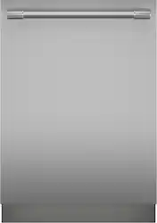 Thermador - Star Sapphire 24" Top Control Smart Built-In Dishwasher with 3rd Rack and Professional Handle, 42 dBA - Stainless Steel - Front_Zoom