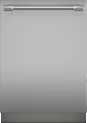 Front. Thermador - Star Sapphire 24" Top Control Smart Built-In Dishwasher with 3rd Rack and Professional Handle, 42 dBA - Stainless Steel.