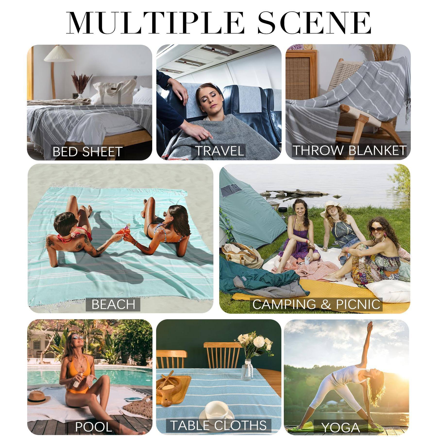 MULTIPLE SCENE

- BED SHEET
- TRAVEL
- THROW BLANKET
- BEACH
- CAMPING & PICNIC
- POOL
- TABLE CLOTHS
- YOGA
