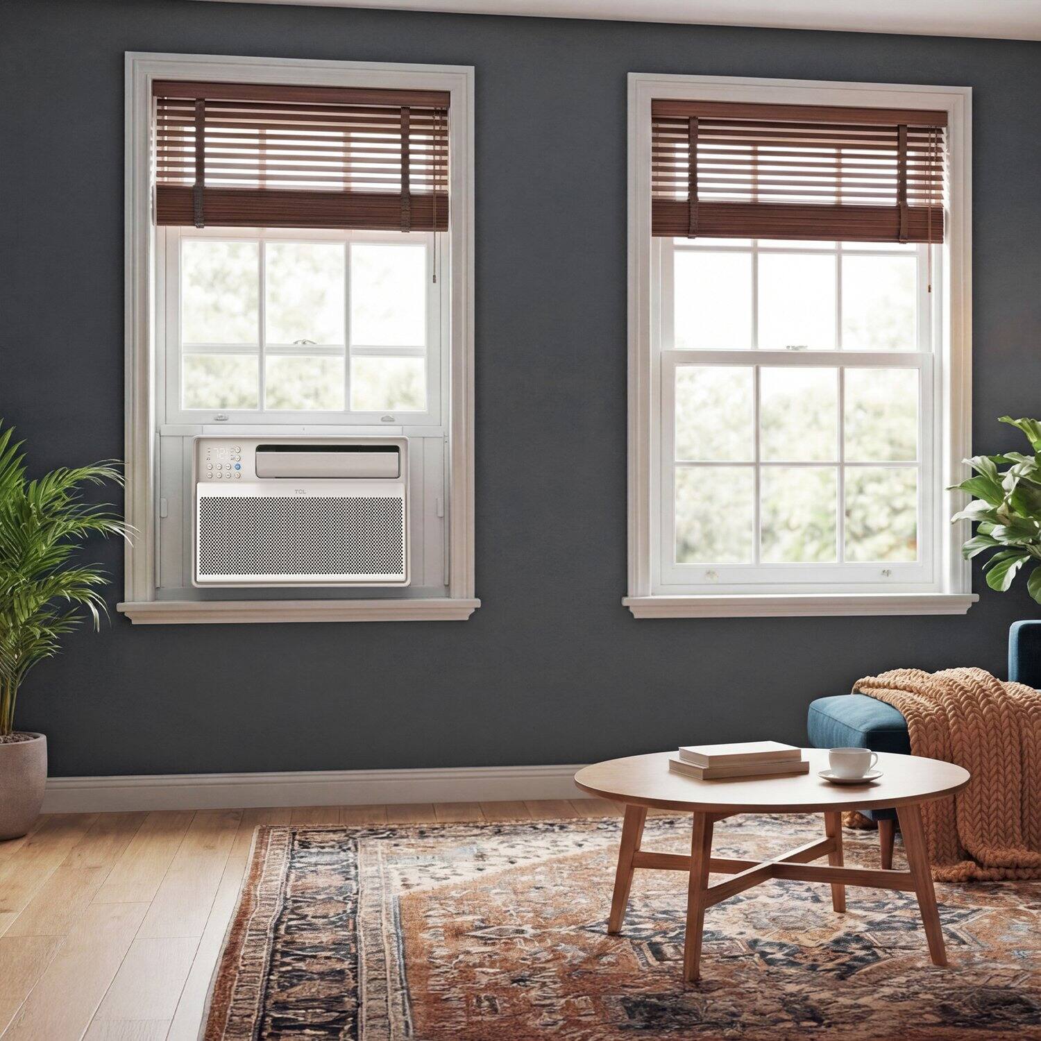 Alt View 24. TCL - 550 Sq. Ft. 12,000 BTU Smart Inverter Window Air Conditioner - White.