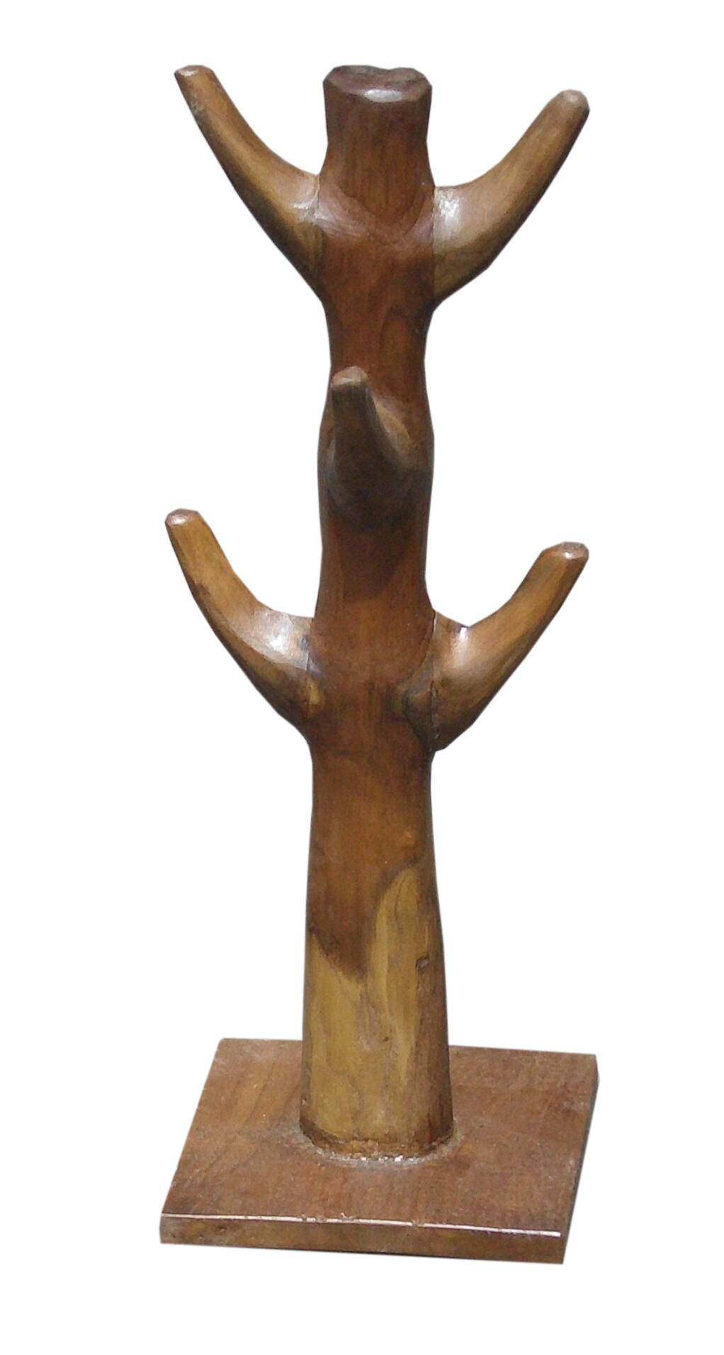 Dart - Decorative Wooden Tree Stand - Brown
