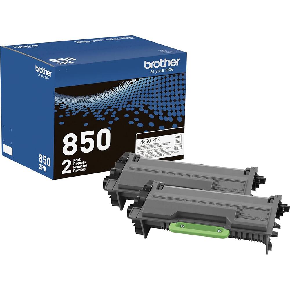 brother 850 P% brother at your side 850 Pack 2PK 2 Paquetes Pacotes TN850 2PK