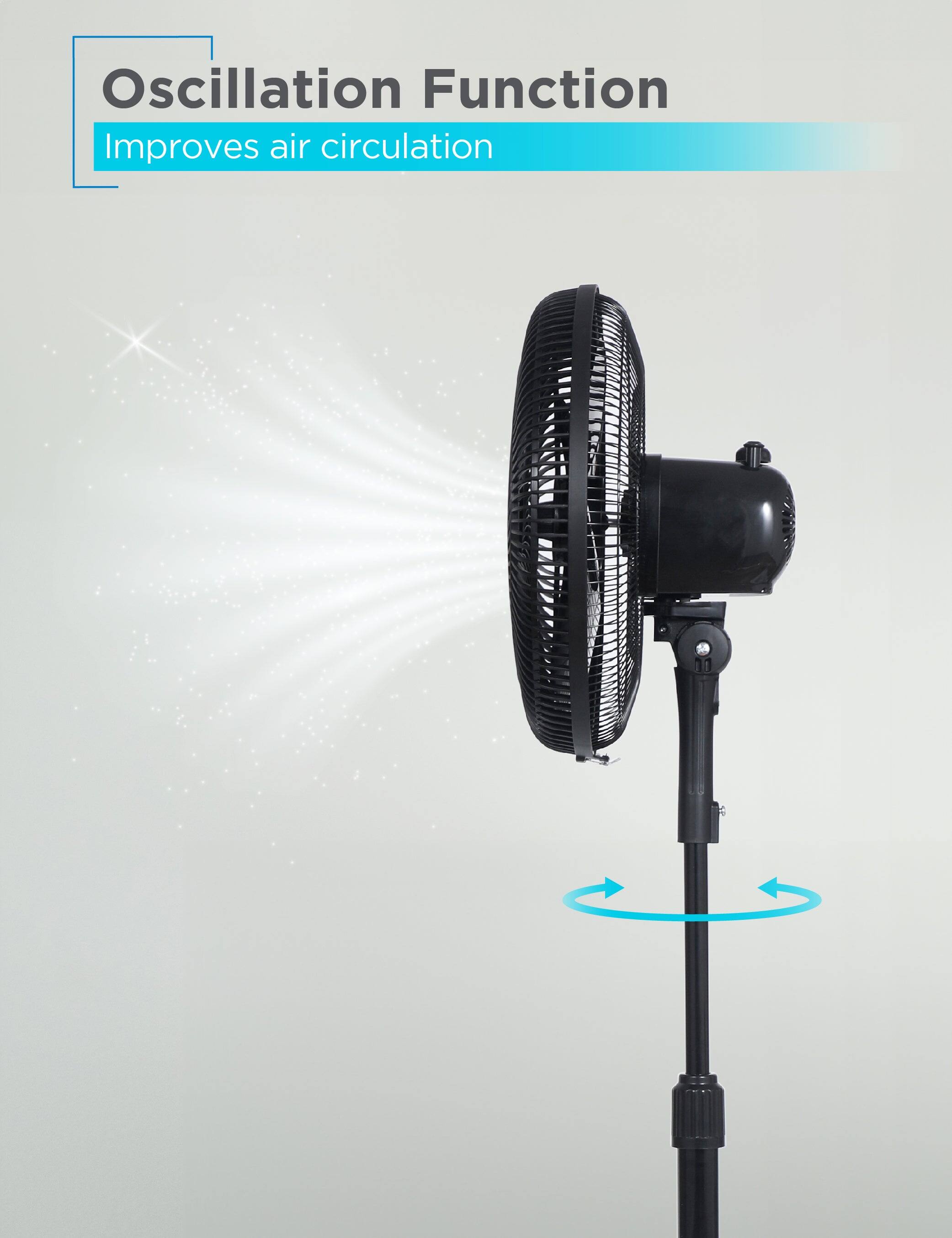 Oscillation Function
Improves air circulation