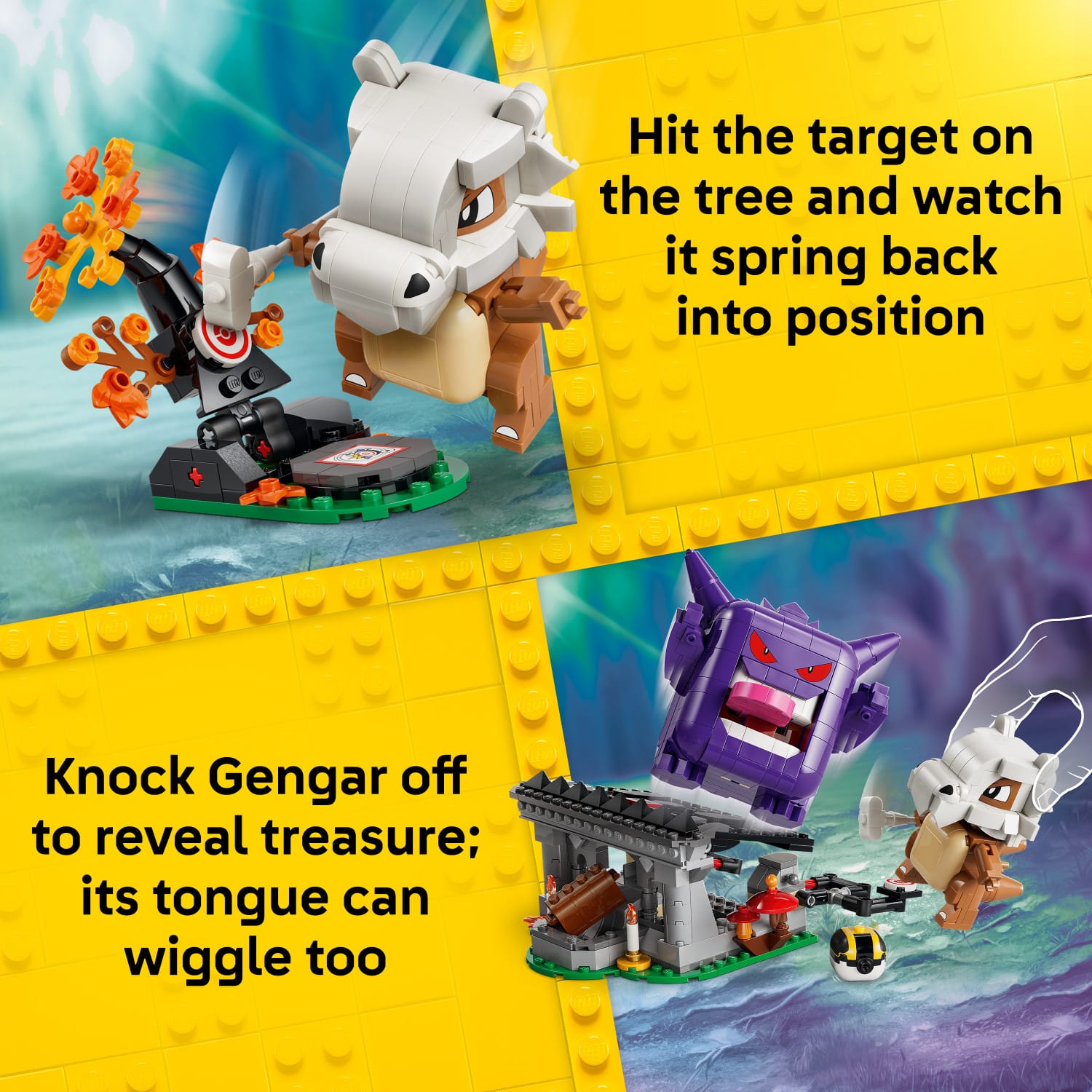 LEGO Pokémon SMART Play: Cubone and Gengar's Spooky Showdown 72166