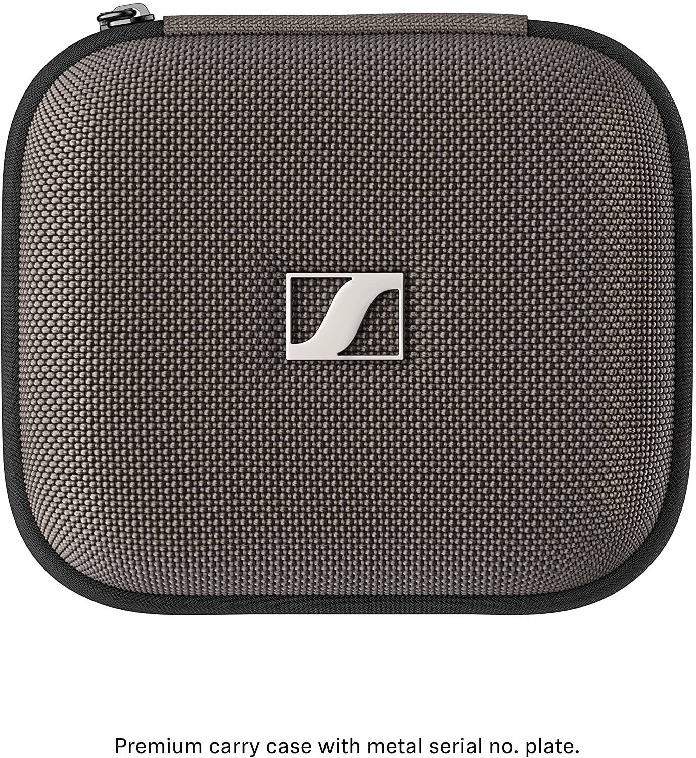 Premium carry case with metal serial no. plate.