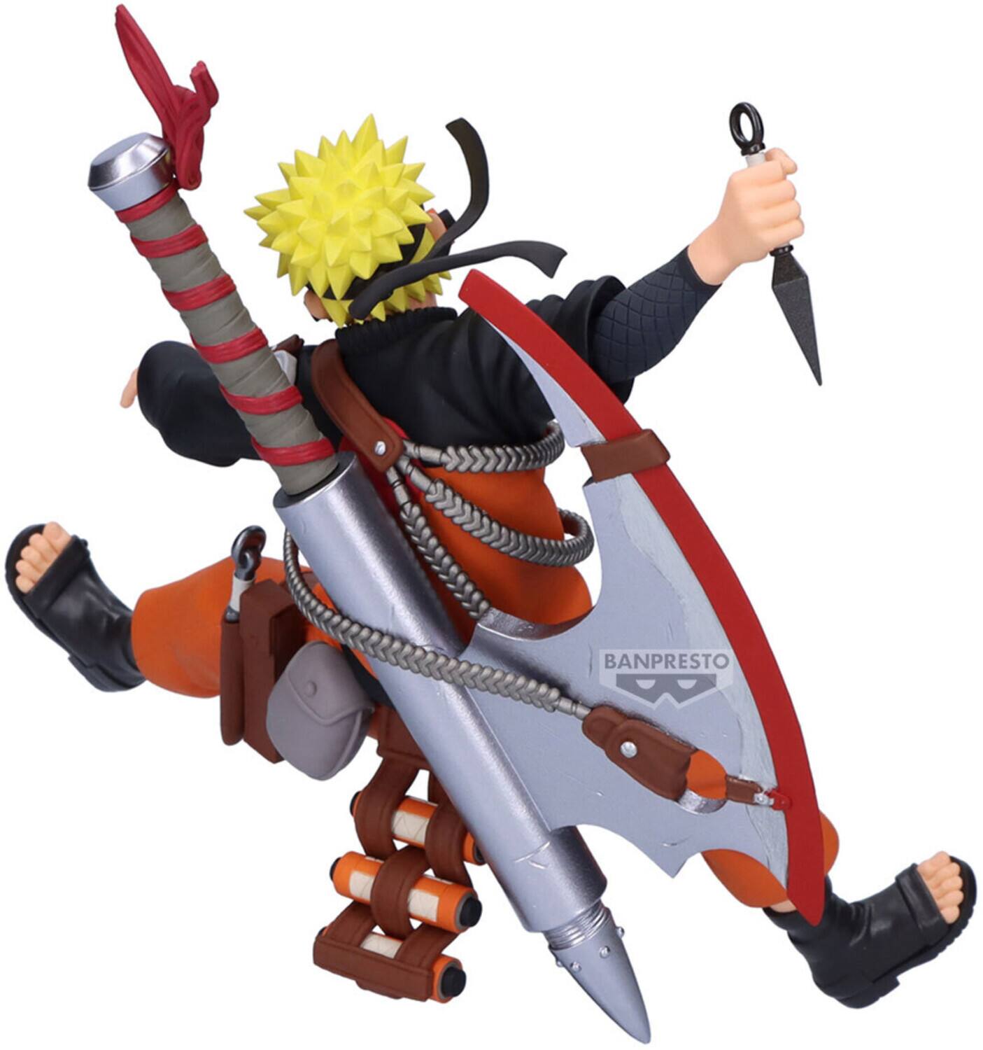 Alt View 3. PopMarket - Banpresto - Naruto 72 Series 33 - Vibration Stars - Naruto Uzumaki Statue   - COLLECTIBLES - Multicolor.