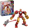 The text on the image reads: "LEGO Marvel Avengers Iron Man Mech 6+ 76307 101 pcs/pzs Building Toy Jouet de de construction Juguece para Construir MON MAN J LTRON 0 BI 0."