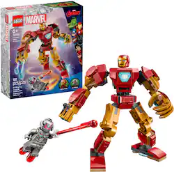 LEGO - Marvel Iron Man Mech vs. Ultron Building Toy Set 76307 - Front_Zoom