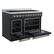 Alt View 2. Forno Appliances - Paolo 6.7 Cu. Ft. Freestanding Electric True Convection Range - Black.