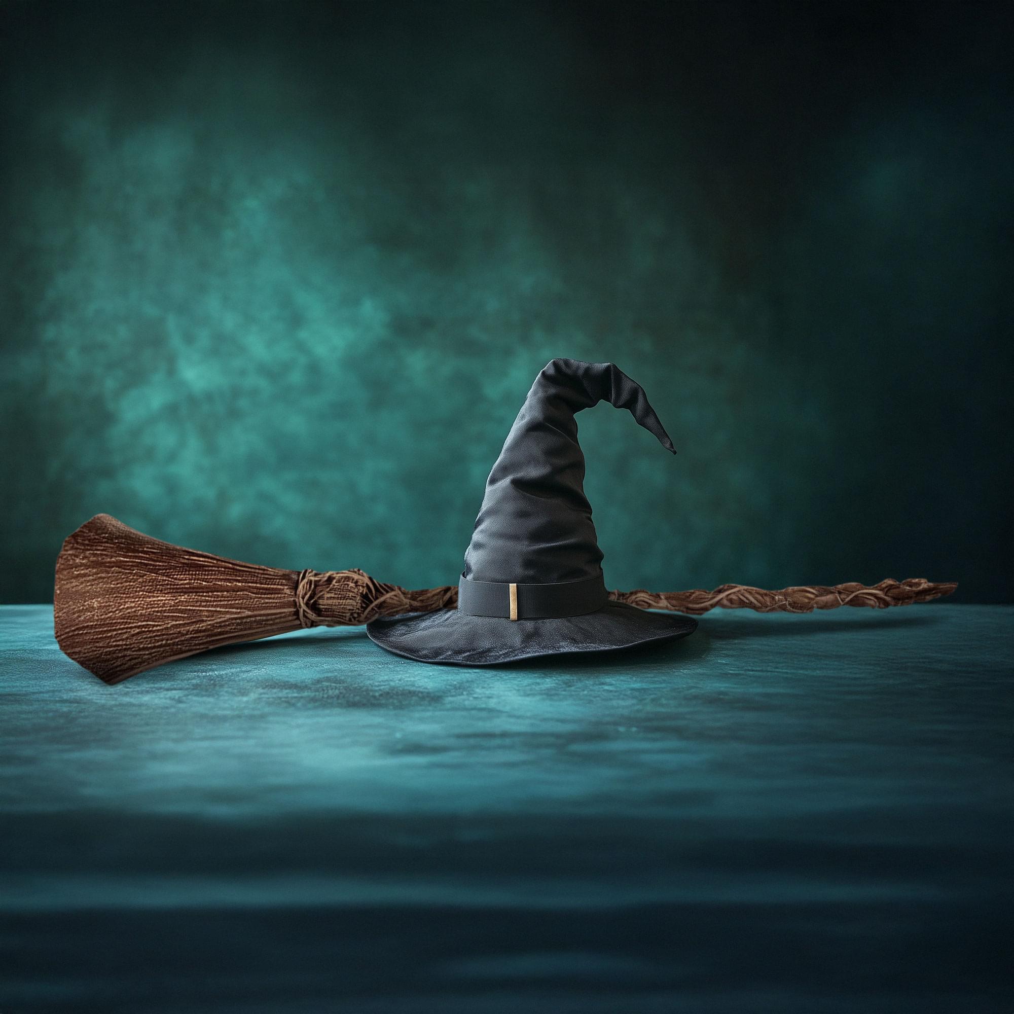 Alt View 2. Disguise - Wicked Elphaba Broom Adult Costume Accessory - Brown.