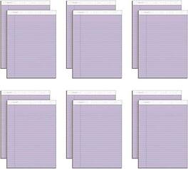 TOPS - Prism+ Notepads, 8.5" x 11.75", Wide, 50 Sheets/Pad, 12 Pads/Pack - Orchid