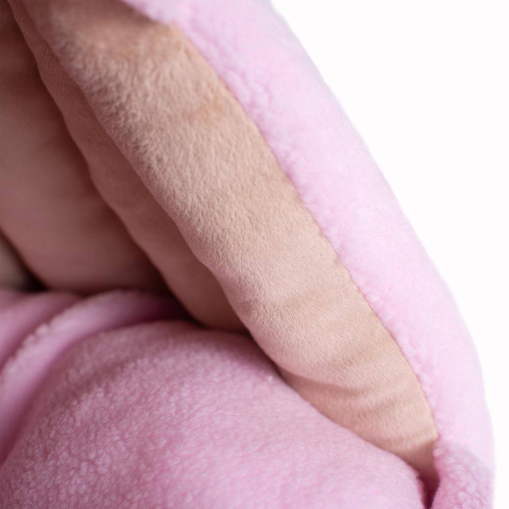 Angle. Armarkat - Cat Bed Soft Pink - Pink.