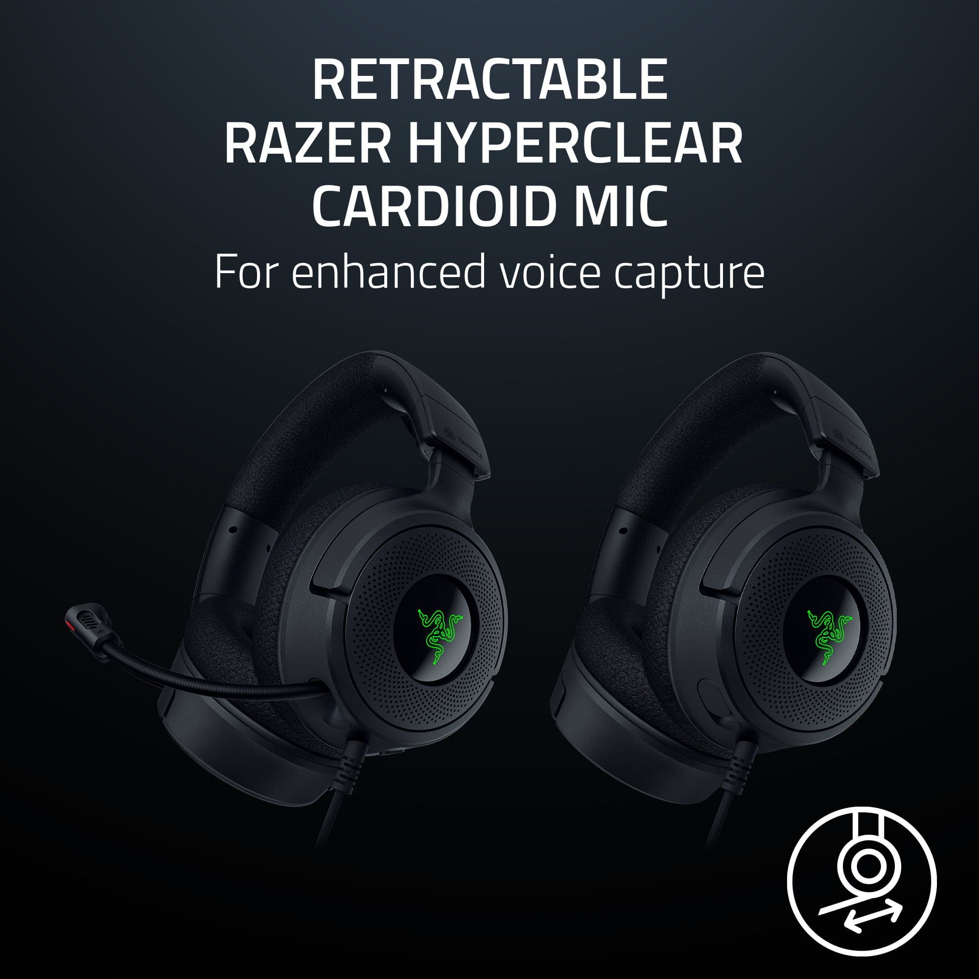 Razer Kraken V4 X Wired Over the Ear Gaming Headset for PC
