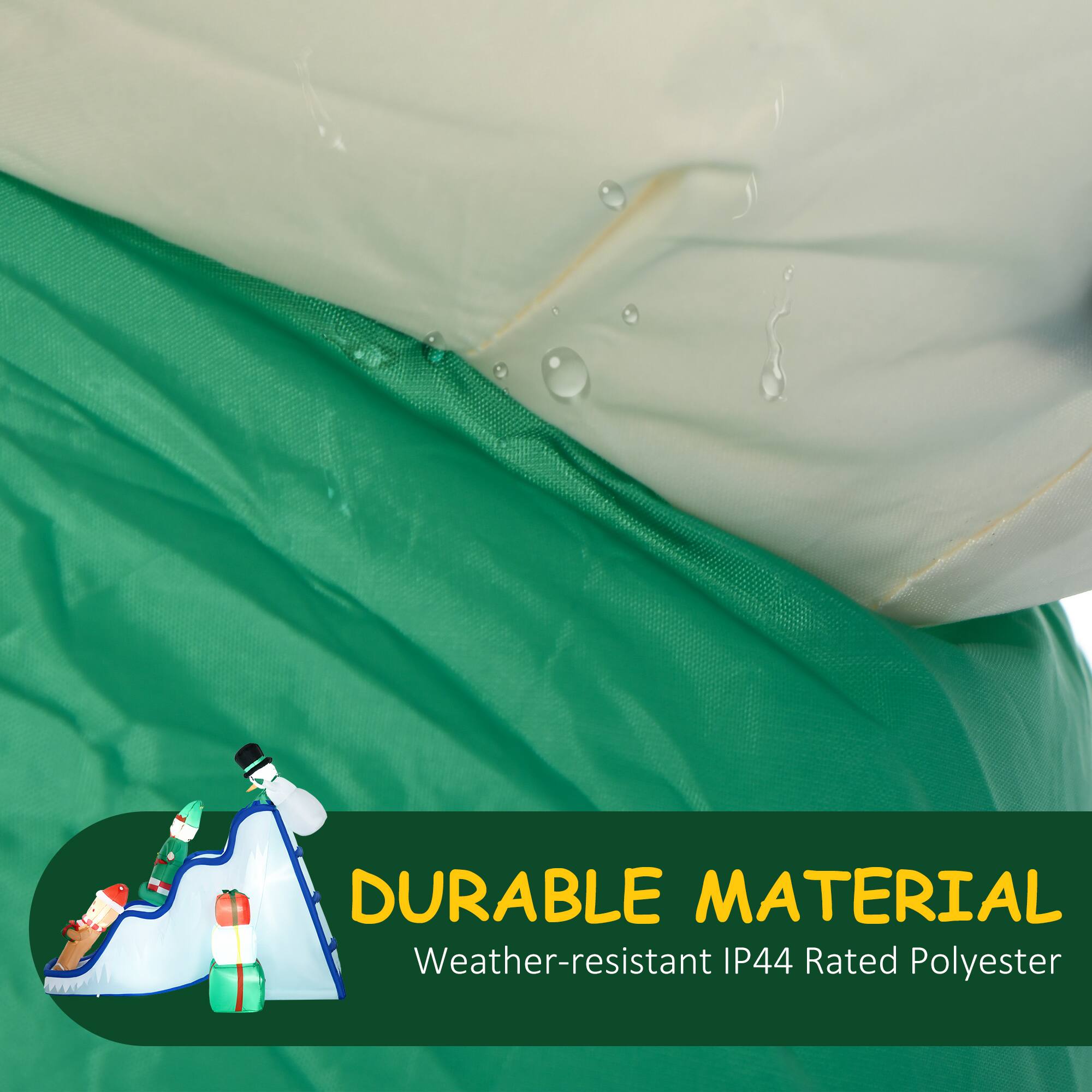 DURABLE MATERIAL: Weather-resistant IP44 Rated Polyester