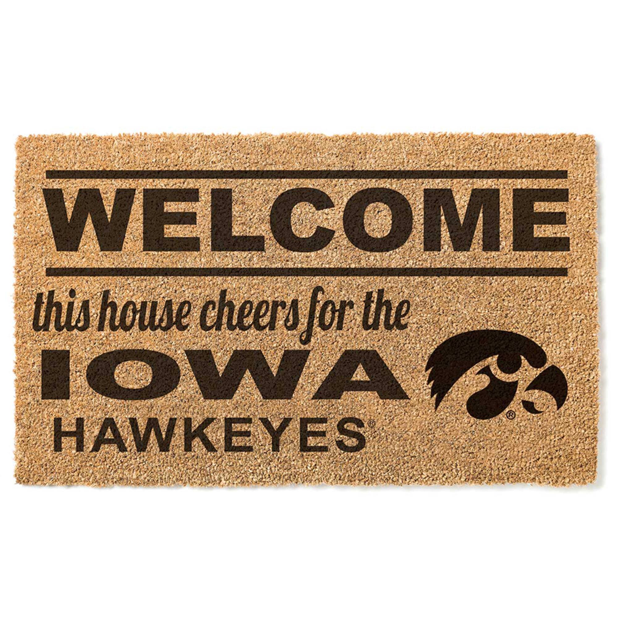 Iowa Hawkeyes 18" x 30" Welcome Doormat