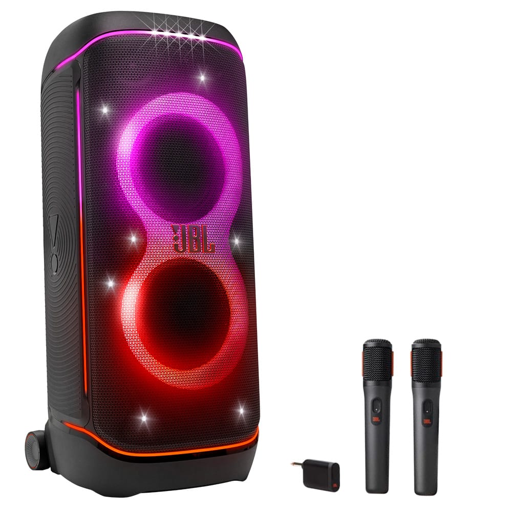 JBL - PARTYBOX 720 Portable Speaker Karaoke Bundle with Wireless Microphone System - Black