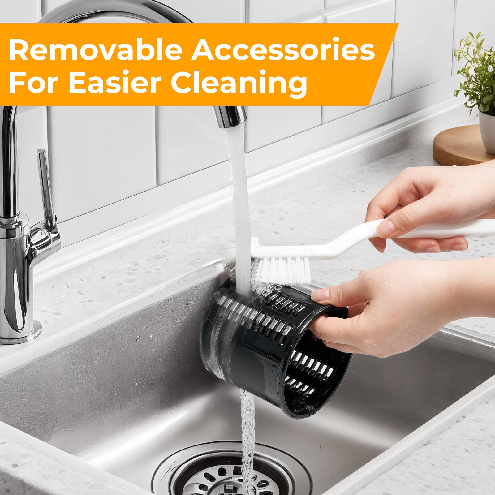 Removable Accessories For Easier Cleaning