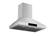 Alt View 3. Hauslane - Hauslane WM-538 30-in Convertible Stainless Steel Wall-Mounted Range Hood - Silver.