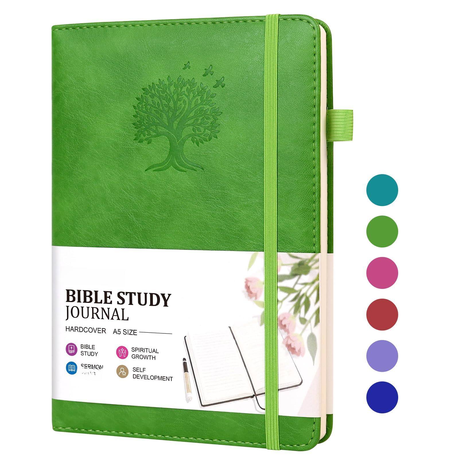 Stylel Star - Study Journal Scripture Notebook - Note Taking Kit With Guided Prompts Inspirational Religious Gifts Faith Based