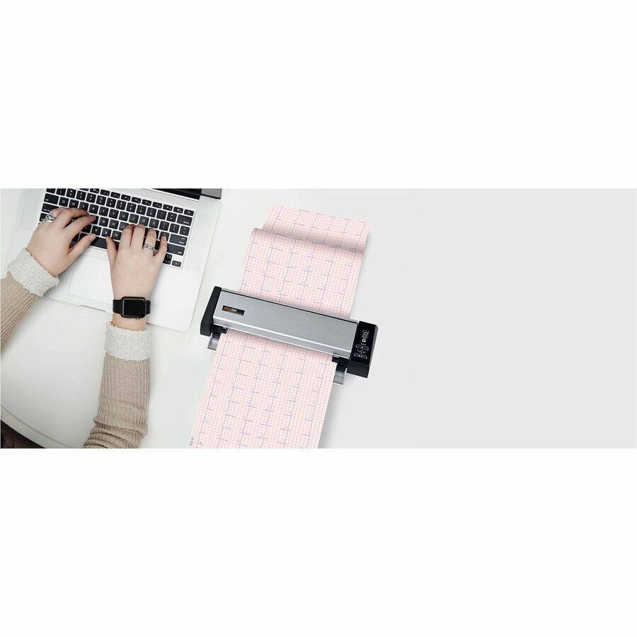 Alt View 2. Plustek - MobileOffice D430 Plus Sheetfed Scanner - 600 x 600 dpi Optical - Black.