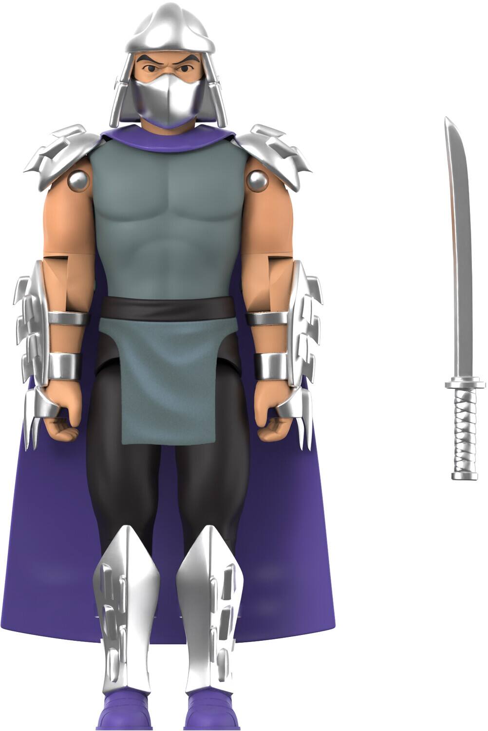 Alt View 2. Super7 - Super7 - Teenage Mutant Ninja Turtles - ReAction+ Wv1 - Shredder (TMNT)   - COLLECTIBLES - Multicolor.