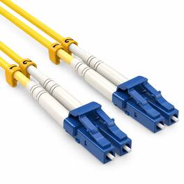 Sanoxy - 1m LC/LC Duplex 9/125 Single Mode Fiber Optic Cable - Multi