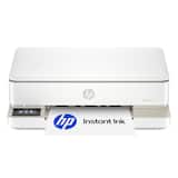 HP - Envy 6155 Wireless All-in-One Inkjet Printer, Scanner, Copier, AI-Enabled with 3 Months of Instant Ink - White