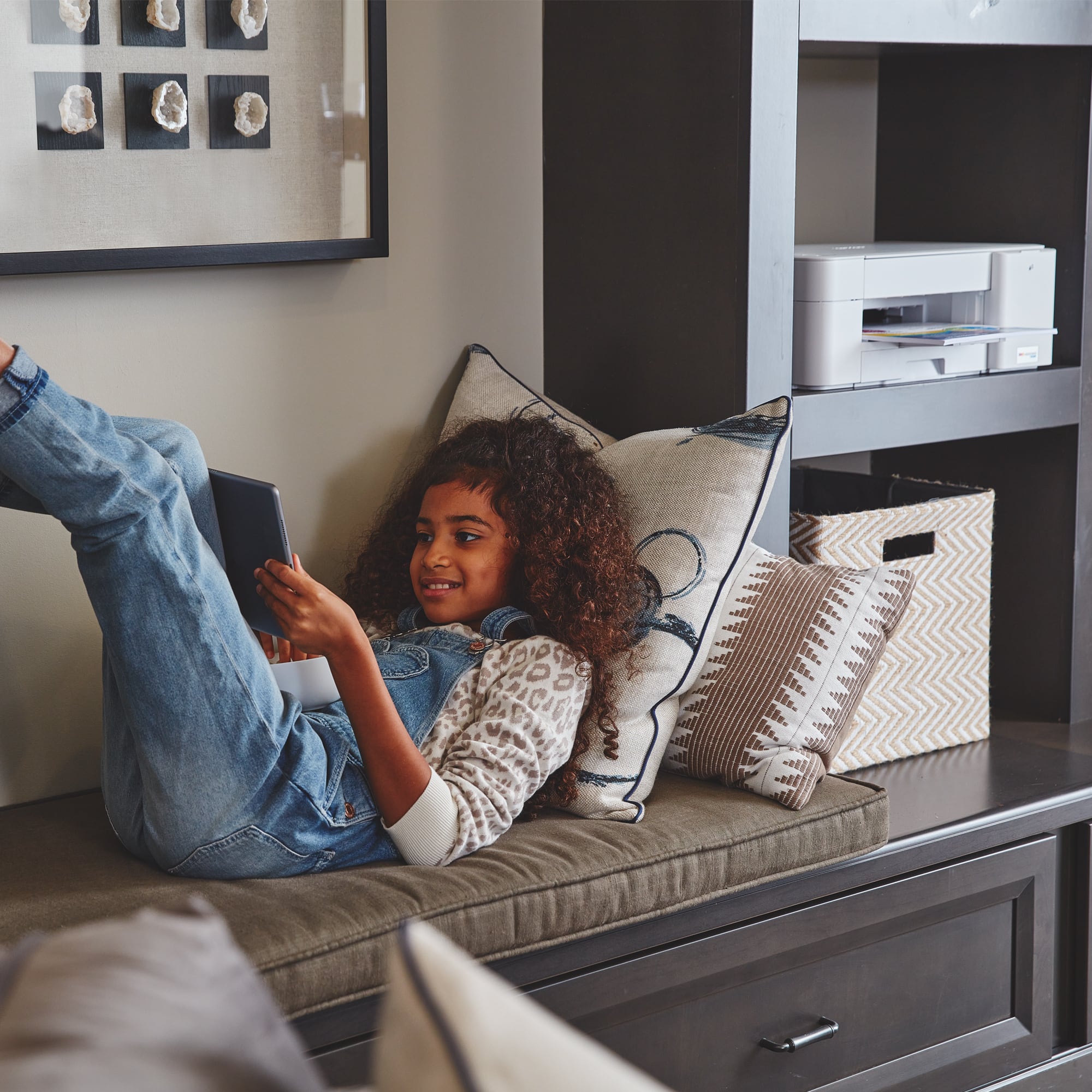 Alt View 16. Brother - INKvestment MFC-J1215W Wireless All-in-One Inkjet Printer with up to 1-Year of Ink In-box - White/Gray.