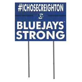 Jardine - Creighton Bluejays 18'' x 24'' I Chose Lawn Sign - Blue